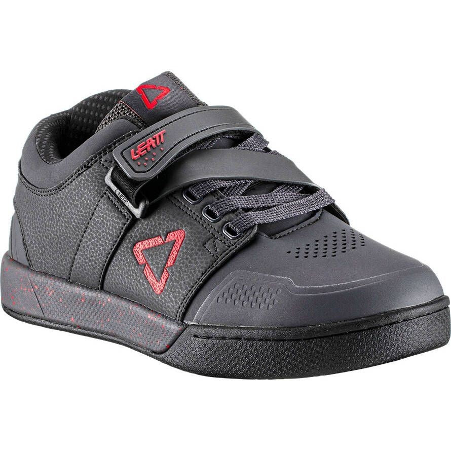 NEUF !!! LEATT, CHAUSSURES 4.0 CLIP, HOMME UNISEXE, COULEUR : GRIS, SUPER DEAL ! FREE SHIP !