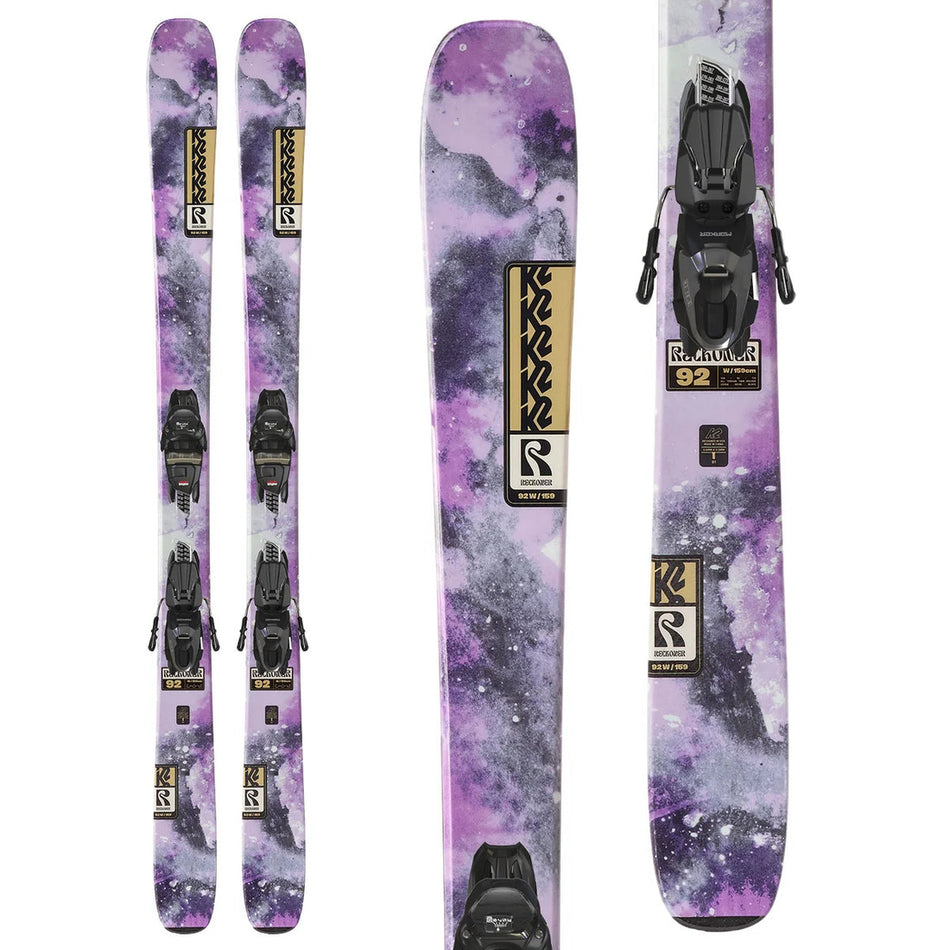 K2 Reckoner 92 Women QuikClik, Skis Adulte + Fixations Marker M3 10, 2027