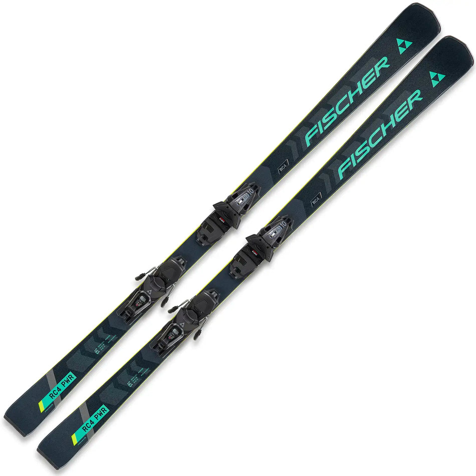 Fischer Rc4 Power, Adult Skis, 165cm + Fischer RS10 Bindings