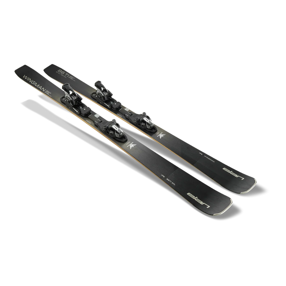 Elan Wingman 86 Black Edition, Skis Adulte + Fixations Elan EMX 12, 2027